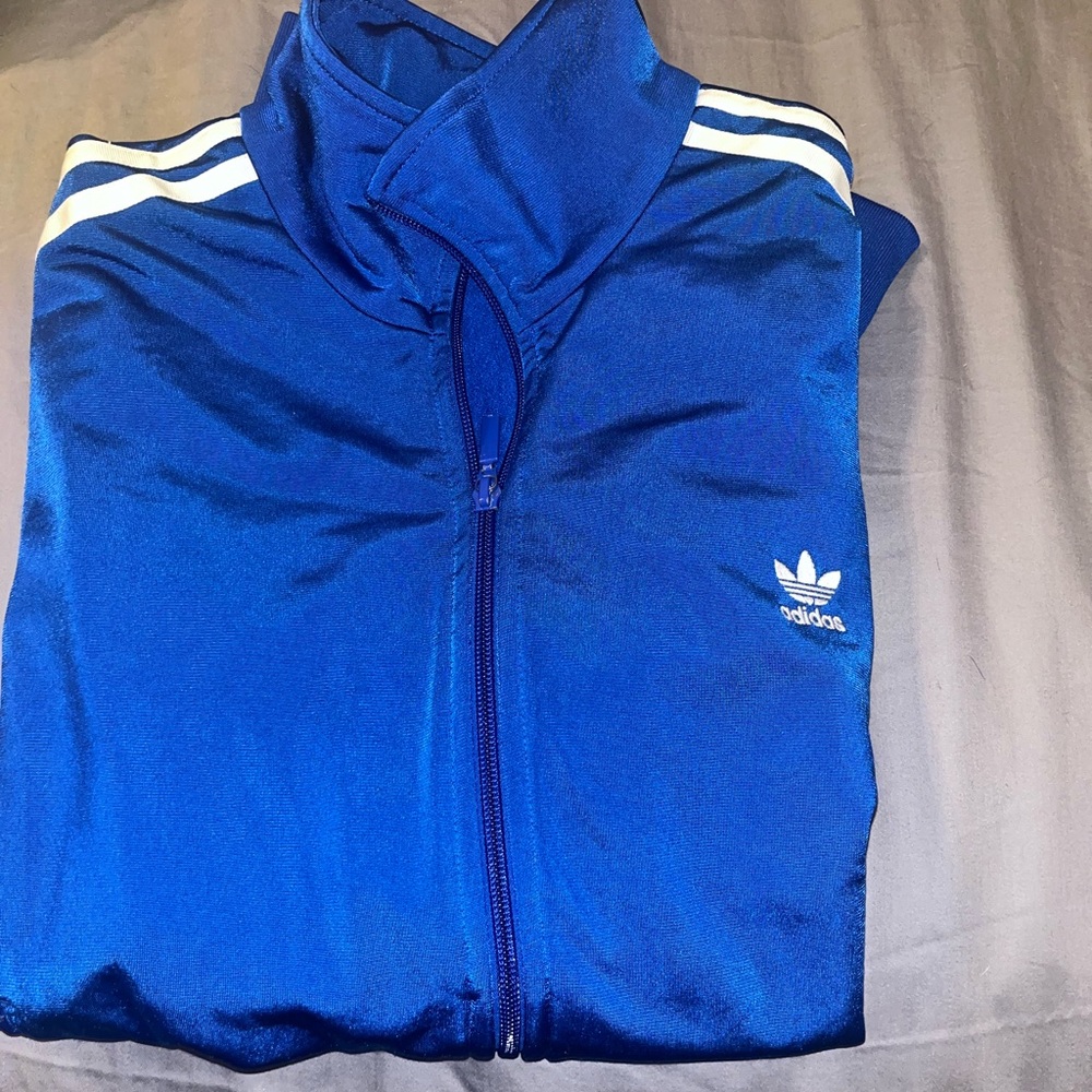 Adidas Royal Blue Zip-Up Jacket